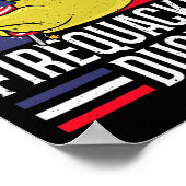 Firequacker Duck 4. Juli Firecracker Independe Poster (Ecke)