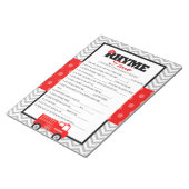 Fireruck Kinderzimmer Rhyme Baby Showroom Notizblock (angewinkelt)