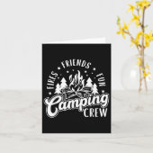 Fires Friends Fun Camping Crew Summer Camp Campfir Karte (Gelbe Blume)