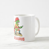 Firesaurus Firefighter Dinosaur Fireman T-Rex Kaffeetasse (VorderseiteRechts)