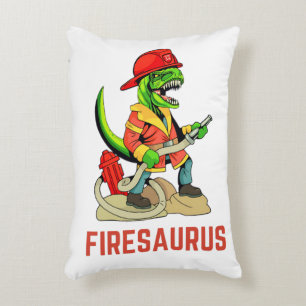 Firesaurus Firefighter Dinosaurier Fireman T Rex Dekokissen