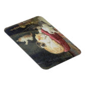 Fireside Bliss (Öl auf Tafel) Magnet (Rechte Seite)