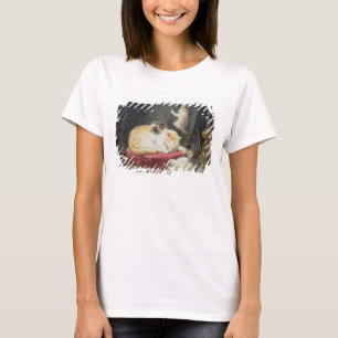 Fireside Bliss (Öl auf Tafel) T-Shirt