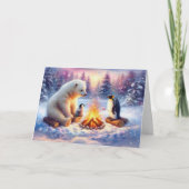 Fireside Faith Polar Bear Penguin Weihnachten (Vorderseite)