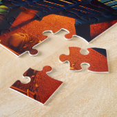Fireside-Geschichten Adirondack-Stühle Lagerfeuer Puzzle (Seite)