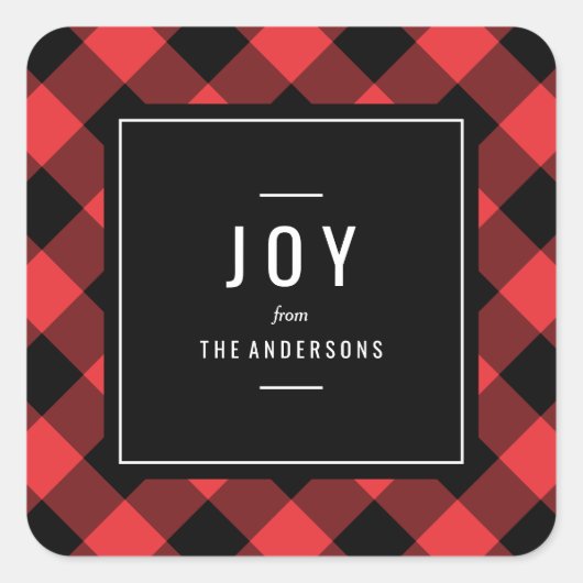 Fireside Holiday Sticker (Vorderseite)