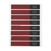 Fireside Holiday Wrap-Etiketten (Bogen)