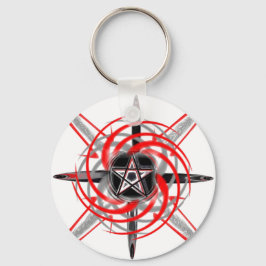 FireStar-White-Key-Kette Schlüsselanhänger
