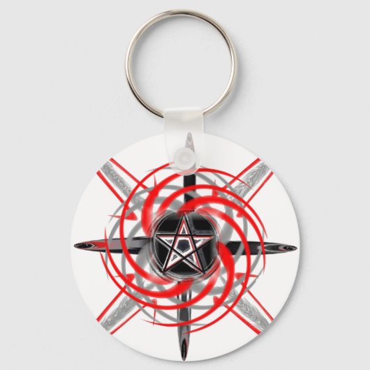 FireStar-White-Key-Kette Schlüsselanhänger (Vorderseite)