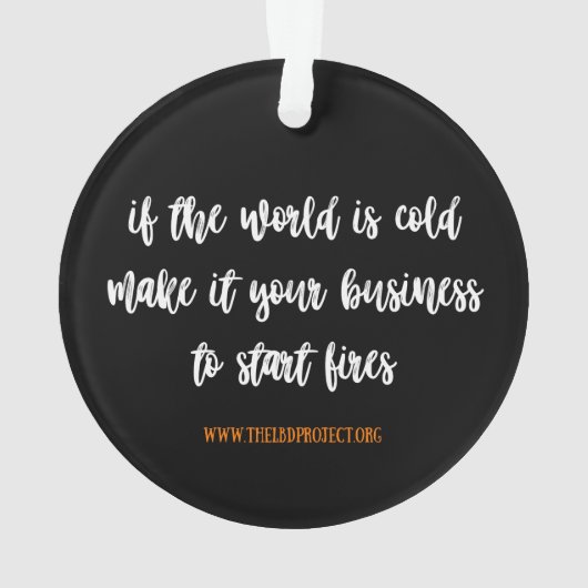 firestarter Verzierung Ornament (Rückseite)