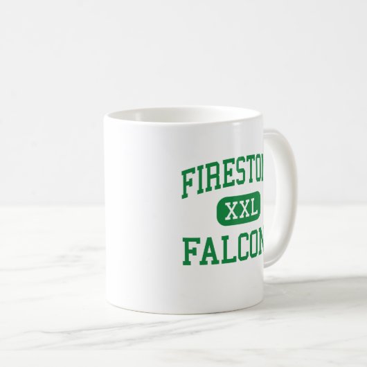 Firestone - Falcons - Highschool - Akron Ohio Kaffeetasse (VorderseiteRechts)