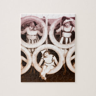 Firestone-Mädchenzwanziger jahre Puzzle