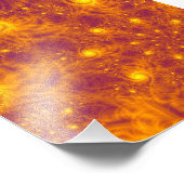 Firestorm Abstrakt Art Foto drucken (Ecke)