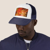 Firestorm Abstrakt Art Hat Truckerkappe (Beispiel)