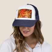 Firestorm Abstrakt Art Hat Truckerkappe (Beispiel)