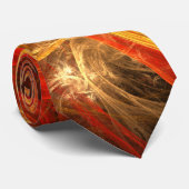 Firestorm Abstrakt Art Krawatte (Gerollt)