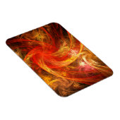 Firestorm Abstrakt Art Premium Magnet (Rechte Seite)