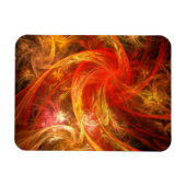 Firestorm Abstrakt Art Premium Magnet (Horizontal)