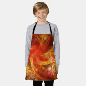 Firestorm Abstrakt Art Schürze (Getragen)
