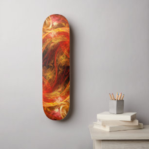 Firestorm Abstrakt Art Skateboard