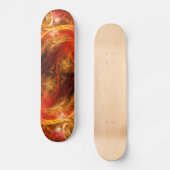 Firestorm Abstrakt Art Skateboard (Vorderseite)