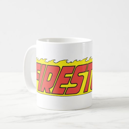 Firestorm-Logo Kaffeetasse (Vorderseite Links)