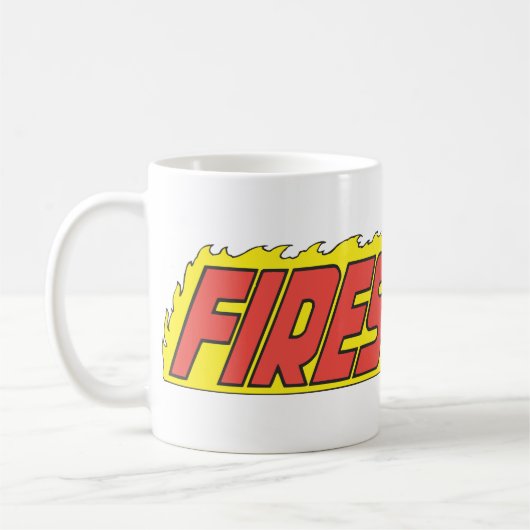Firestorm-Logo Kaffeetasse (Links)