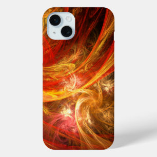 Firestorm Moderne Abstrakte Kunst Rot Gold Energie Case-Mate iPhone Hülle