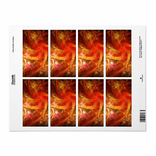 Firestorm Nova Abstrakt Art Fraktal (Vorne)