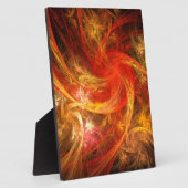 Firestorm Nova Abstrakt Art Plaque Fotoplatte (Seite)