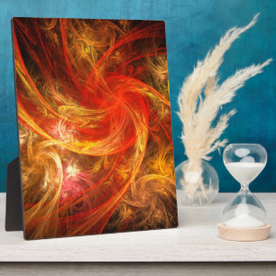 Firestorm Nova Abstrakt Art Plaque Fotoplatte