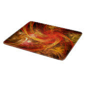Firestorm Nova Abstrakt Art Rectangle Schneidebrett (Ecke)