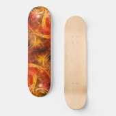 Firestorm Nova Abstrakt Art Skateboard (Vorderseite)