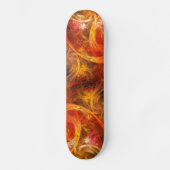 Firestorm Nova Abstrakt Art Skateboard (Vorderseite)