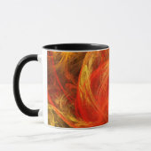 Firestorm Nova Abstrakte Kaffee Tasse (Links)