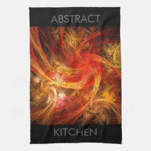 Firestorm Nova Abstrakte Küche Handtuch