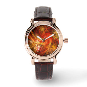 Firestorm Nova Abstrakte Kunst Armbanduhr