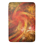 Firestorm Nova Abstrakte Kunst Badematte (Vorderseite Vertikal)