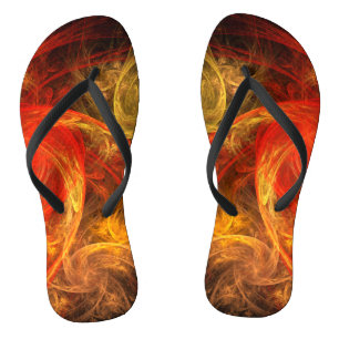 Firestorm Nova Abstrakte Kunst Badesandalen
