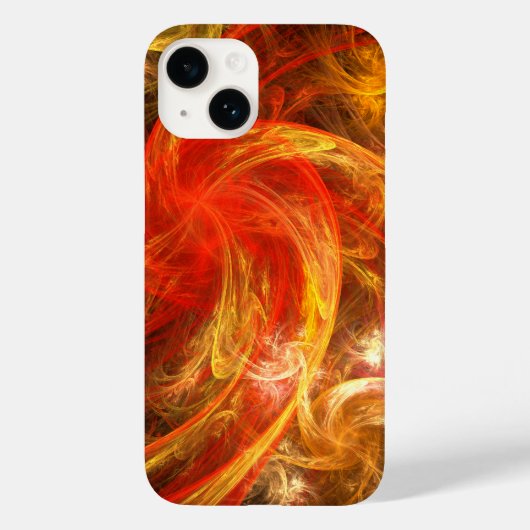 Firestorm Nova Abstrakte Kunst Case-Mate iPhone Hülle (Rückseite)