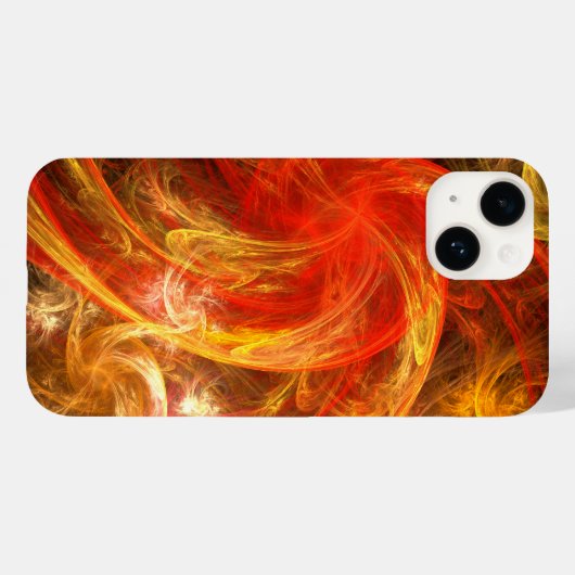 Firestorm Nova Abstrakte Kunst Case-Mate iPhone Hülle (Rückseite (Horizontal))