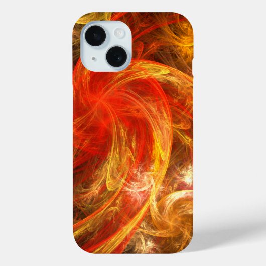 Firestorm Nova Abstrakte Kunst Case-Mate iPhone Hülle (Rückseite)