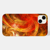 Firestorm Nova Abstrakte Kunst Case-Mate iPhone Hülle (Rückseite (Horizontal))