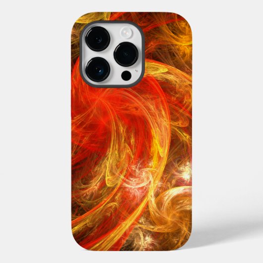 Firestorm Nova Abstrakte Kunst Case-Mate iPhone Hülle (Rückseite)