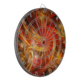 Firestorm Nova Abstrakte Kunst Dartscheibe (Vorderseite Links)