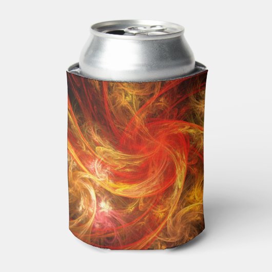 Firestorm Nova Abstrakte Kunst Dosenkühler (Kanne Vorderseite)