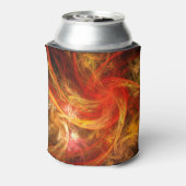 Firestorm Nova Abstrakte Kunst Dosenkühler (Kanne Rückseite)