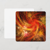 Firestorm Nova Abstrakte Kunst Einladung (Vorne/Hinten)