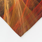 Firestorm Nova Abstrakte Kunst Fleecedecke (Ecke)