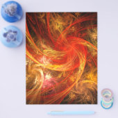 Firestorm Nova Abstrakte Kunst Flyer (Einzeln)